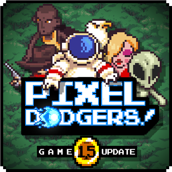 Pixel Dodgers Update 1 5 Big Blue Bubble Cowboy Coloring - Pc Game (1800x600)