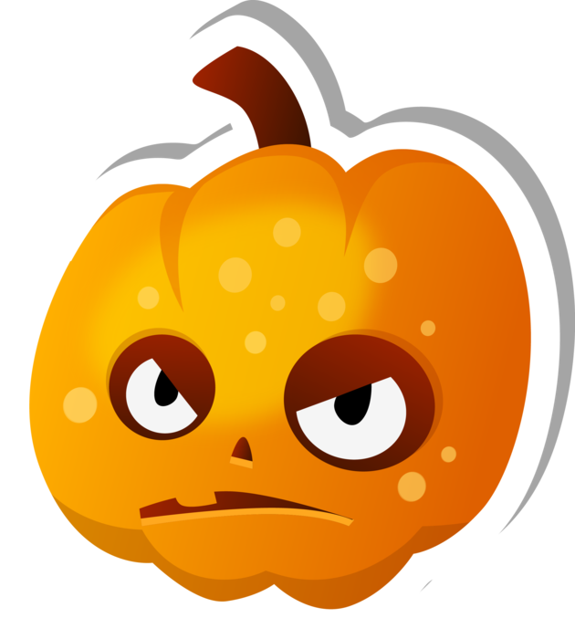 Angry Jack O' Lantern Picture Free Library - Pumpkin (630x700)