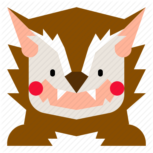 Lycanthrope Monster Moon Icon - Drawing (512x512)