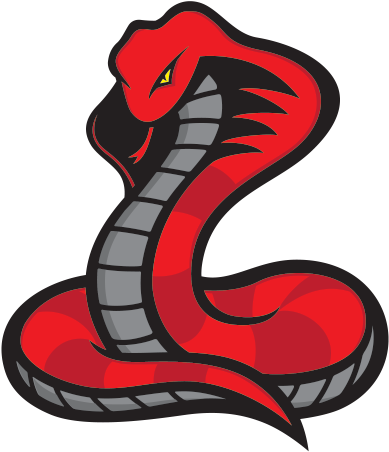 Printed Vinyl Red Stickers Factory Ⓒ - Clipart Red Cobra (600x600)