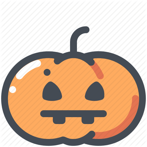 Halloween Pumpkin Scary Spooky - Illustration (512x512)