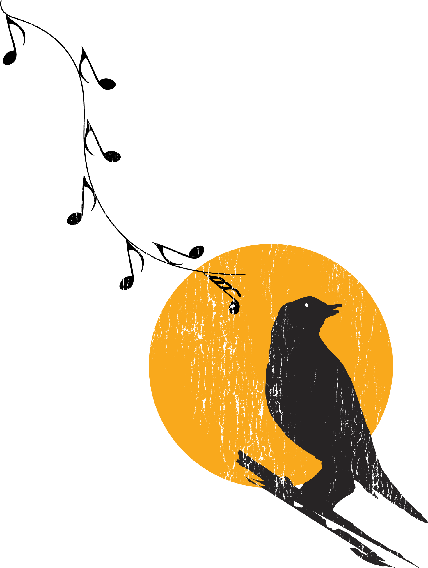 Good Day Sunshine Postfab Blackbird Ⓒ - Illustration (1471x1951)