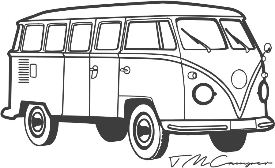 Maletero T1 T2, Volkswagen Bus, Diy Canvas, Vespa, - Compact Van (1024x1024)