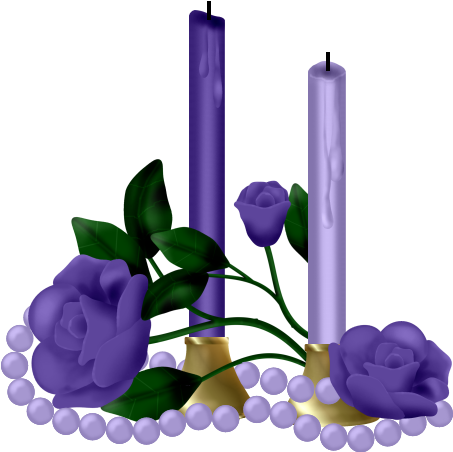 ○••°‿✿⁀candles✿⁀°••○ Flower Images - Candle (467x464)