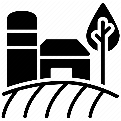 Farm House Rural Area - Traffic Sign (512x512)