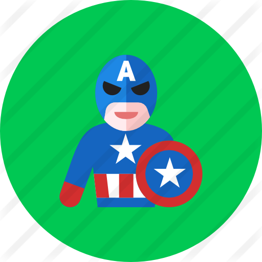 Captain America Free Icon - America Captain Icon (512x512)