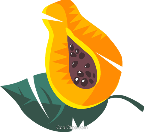Mango Royalty Free Vector Clip Art Illustration - Illustration (480x440)