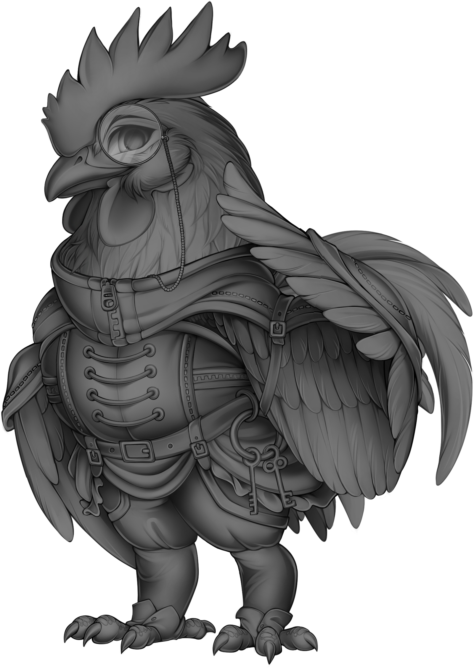 Base Furvilla I Made A To Go - Rooster Base Furvilla (1715x2264)