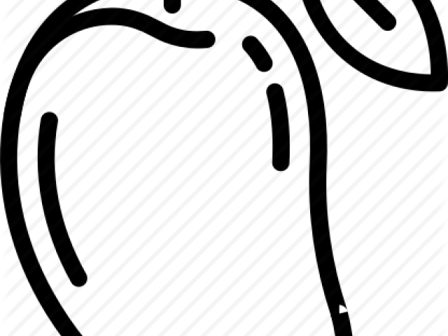 Mango Clipart Mango Outline - Mango Clipart Mango Outline (640x480)