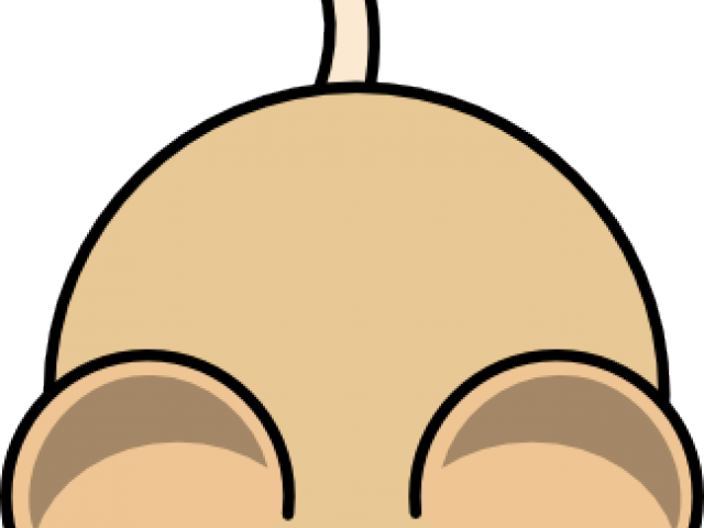 Tail Clipart Animal - Cartoon Rat Transparent Background (640x480)