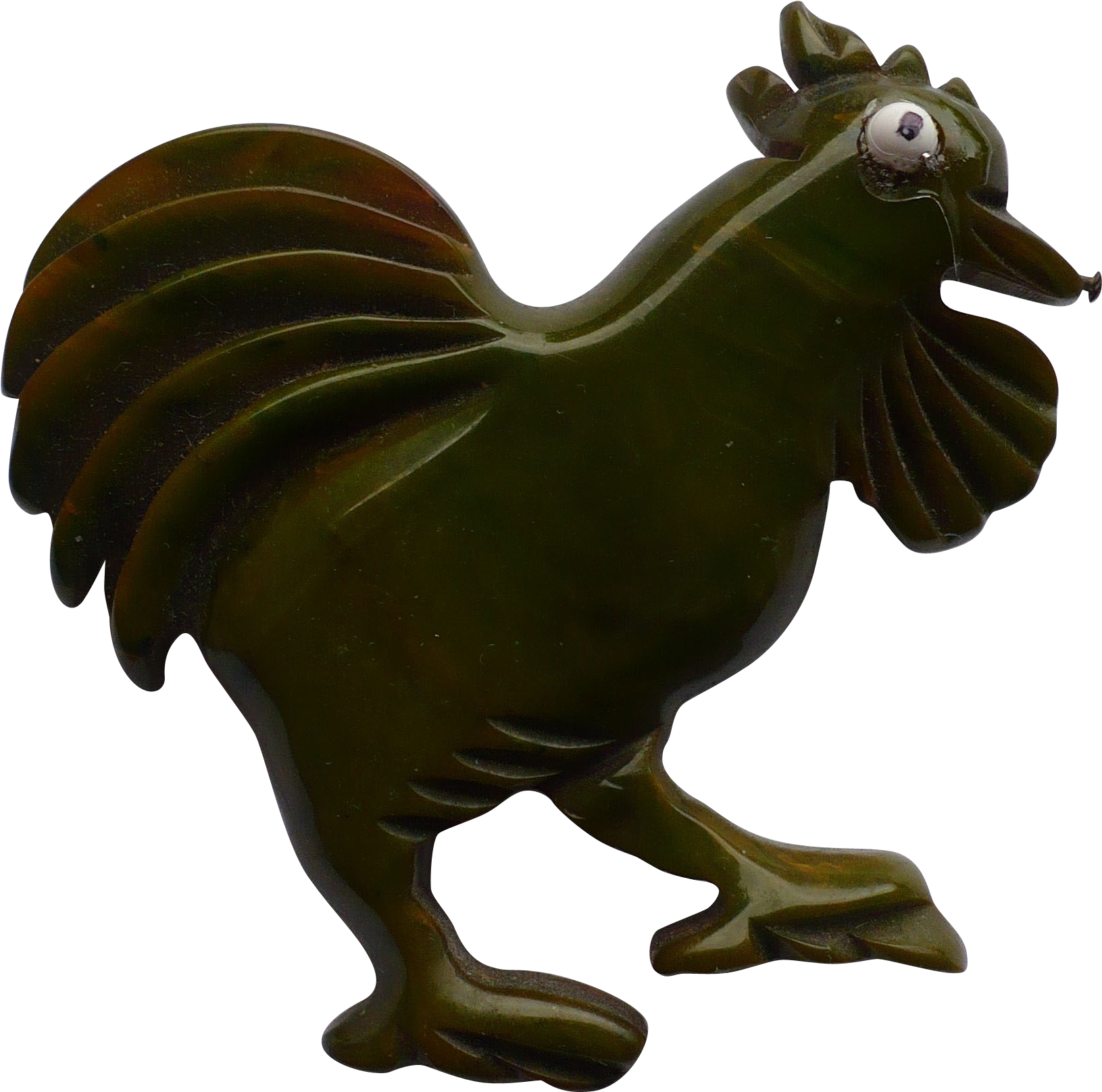 Bakelite Rooster Pin Plastic Jewelry, Jewelry Box, - Animal Figure (1630x1630)