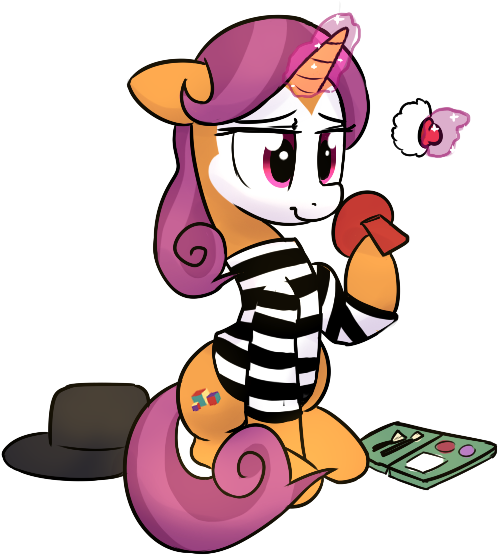 Tallaferroxiv, Makeup, Mime, Newbie Artist Training - Cartoon (616x639)