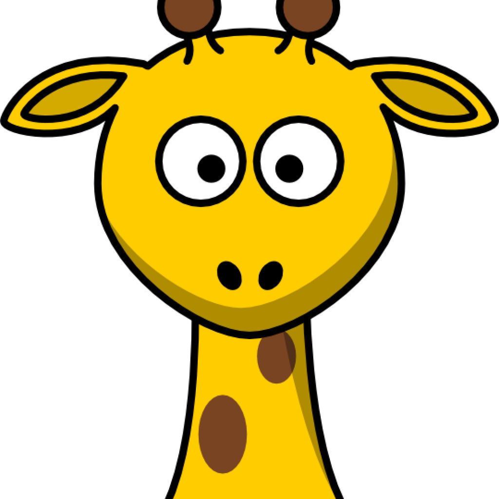 Giraffe Head Clipart Giraffe Head No Body Clip Art - Cartoon Giraffe Head (1024x1024)