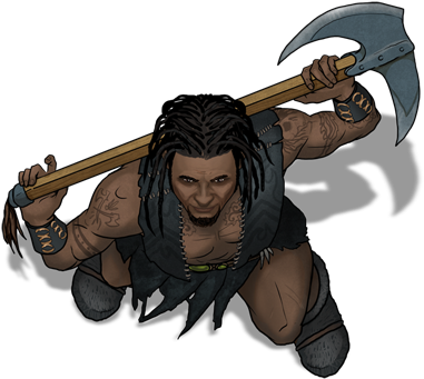 Barbarian Roll 20 Pinterest - Barbarian Token Roll20 (400x400)