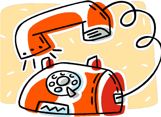 Cafeteria Clipart Lunch Detention - Telefono Che Squilla Png (640x480)