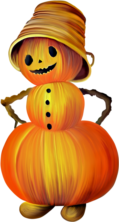 Mis Laminas Para Decoupage - Jack O Lantern Girl Art (438x800)