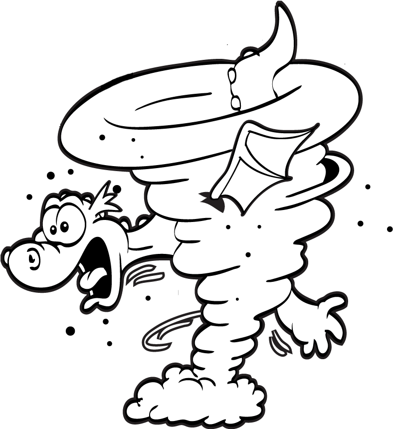 Wind Clipart Natural Disaster - Illustration (835x912)