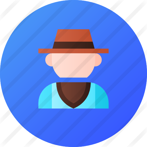 Vaquero Free Icon - Emblem (512x512)