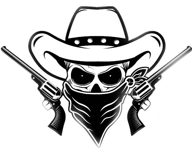 Cowboy Skull Png (612x480)