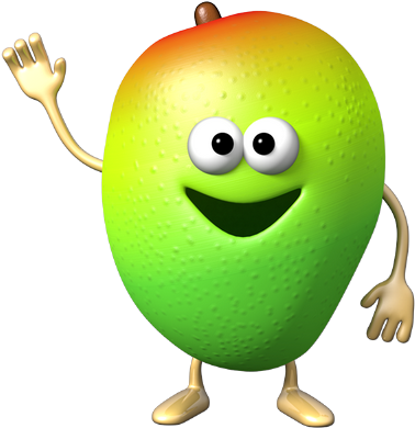 Photo Fruit Cartoon, Food Cartoon, Funny Vegetables, - Mangue Cartoon (400x400)