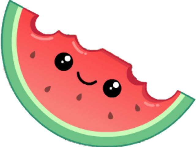 Watermelon Clipart Chibi - Watermelon Clipart Chibi (640x480)
