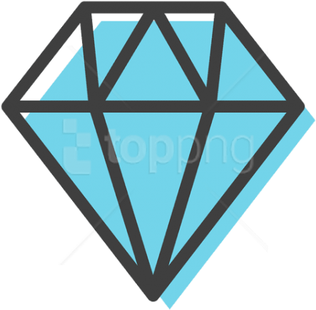 Free Png Download Brilliant Black Diamond Clipart Png - Simple Diamond Design (480x480)