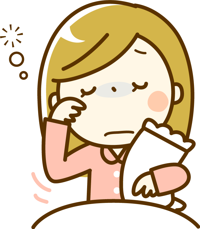 Dormir - Clipart Sleepy Woman (698x798)