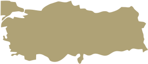 About 4 Days Istanbul & Bursa Tours - Turkey Map Silhouette (334x496)