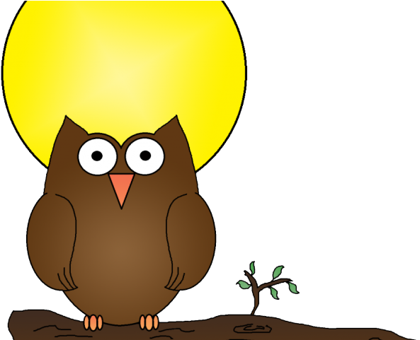 Sleeping Clipart Owl - Cartoon (640x480)