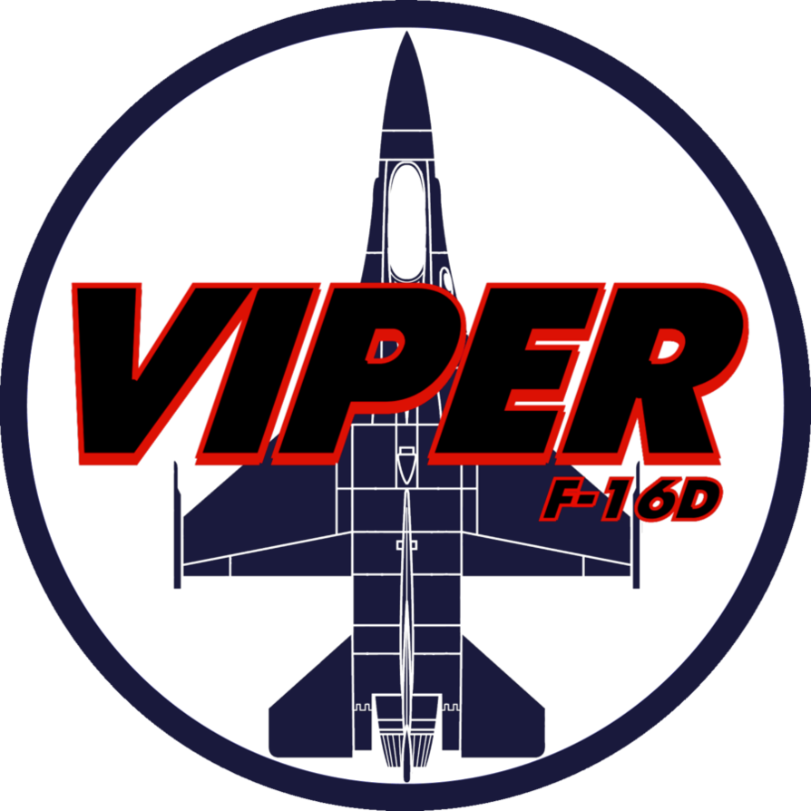 Bsg Style F 16 Viper Flight Insignia By Viperaviator - F 16 Viper Logo (894x894)