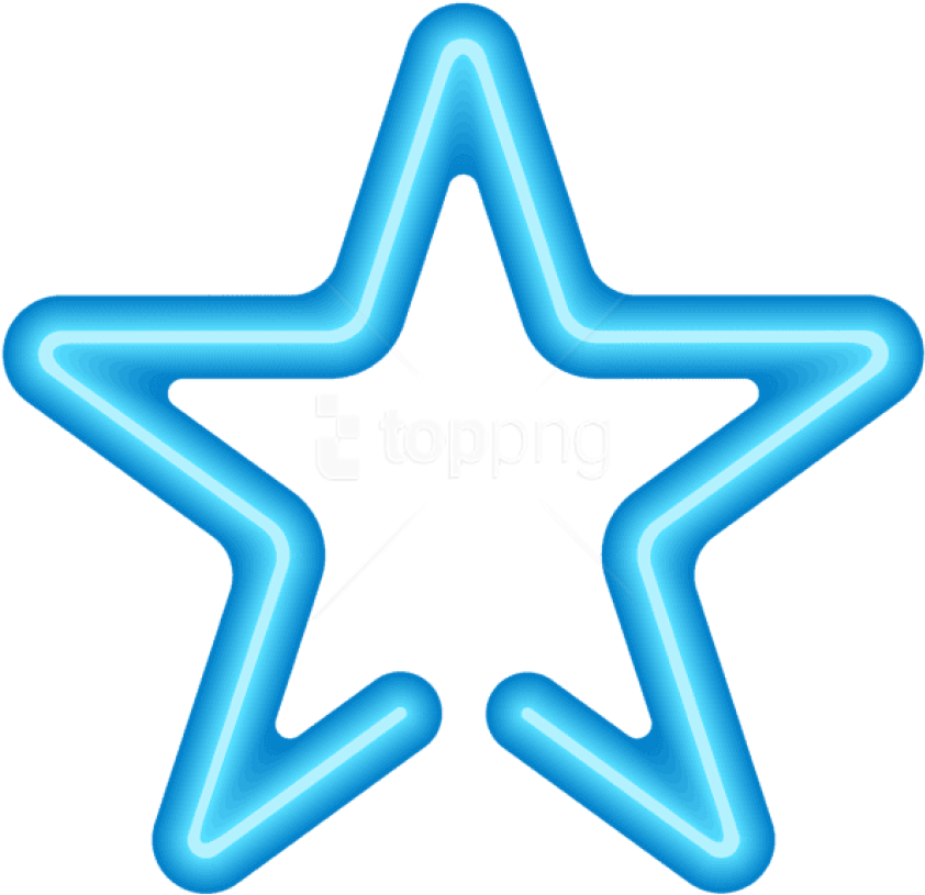 Free Png Download Neon Star Clipart Png Photo Png Images - Neon Clipart Png (850x828)