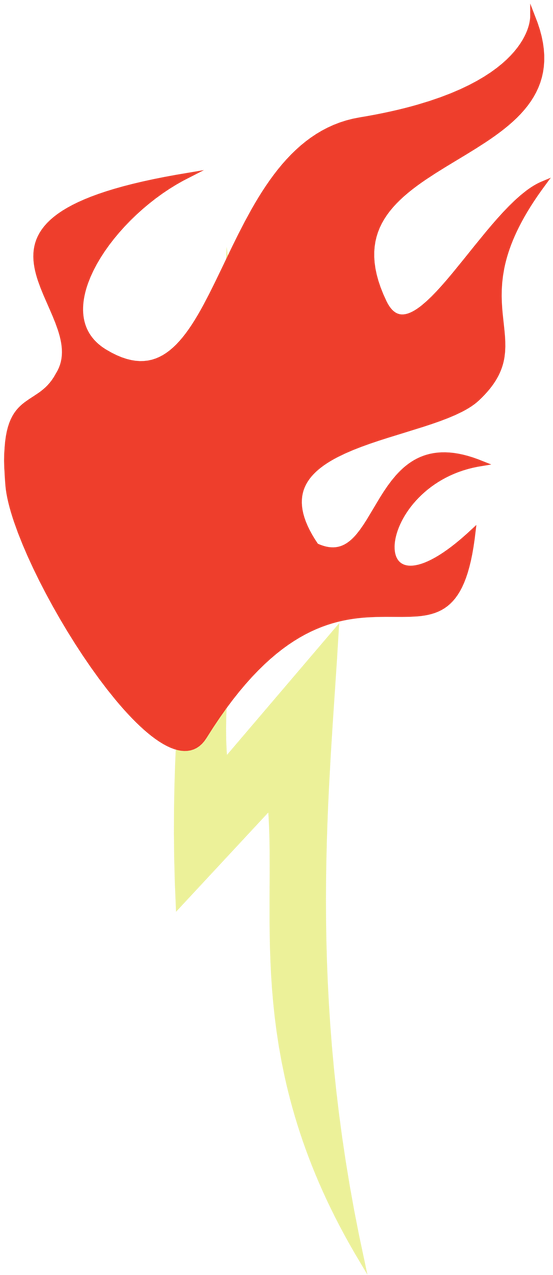 Thunderbolt Cutie Mark By Memphis-san - Thunderbolt Cutie Mark By Memphis-san (618x1292)