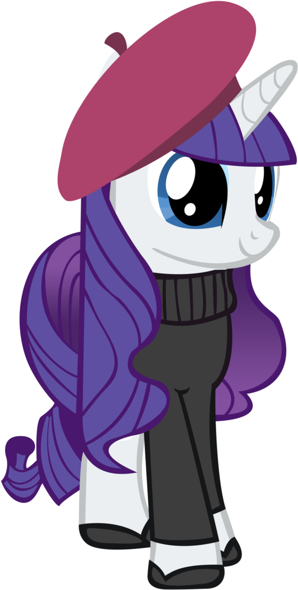 Rarity's Beatnik Look By Derpy-maple On Clipart Library - Mlp French Rarity (632x1262)