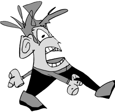 The Beatnik Ninja - Cartoon (400x400)