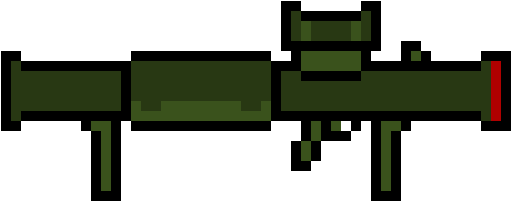 Rocket Launcher Png - Rocket Launcher Pixel Art (590x330)