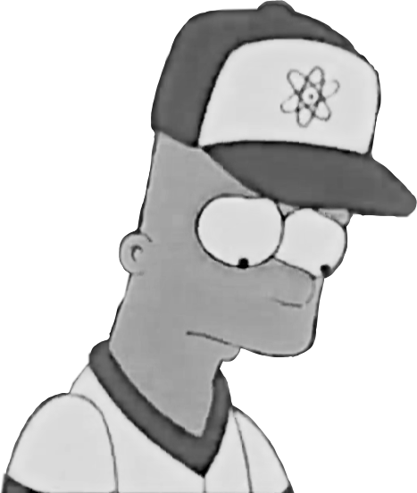 Bart Simpson Clipart Black And White - De Bart Simpson Sad (467x552)