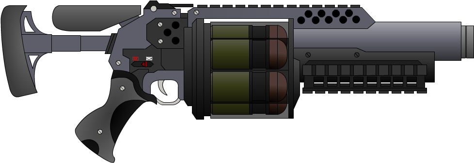 Grenade Launcher Png - M20 Grenade Launcher (1103x372)