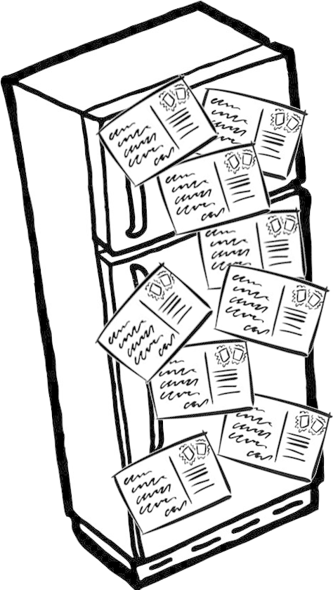 Refrigerator Clip Art (620x875)