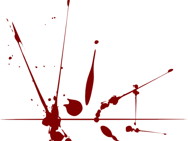 Splatter Clipart Minecraft Blood - Vector Blood Splatter (640x480)