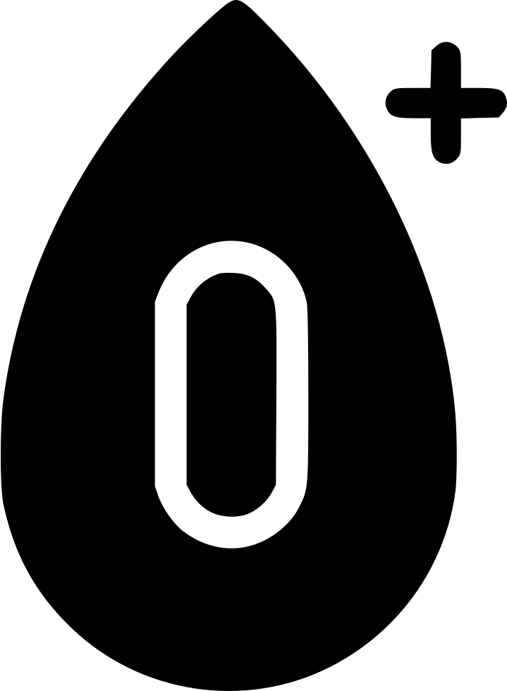719 X 980 3 0 - Blood Type O Icon (719x980)