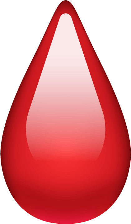 Blood Drop Png - Blood Drop Emoji Png (421x721)