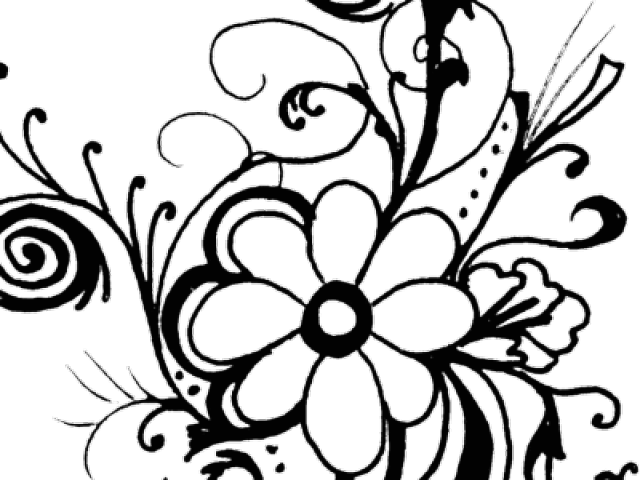 Daffodil Clipart Sampaguita - Flower Black And White Clipart Borders (640x480)