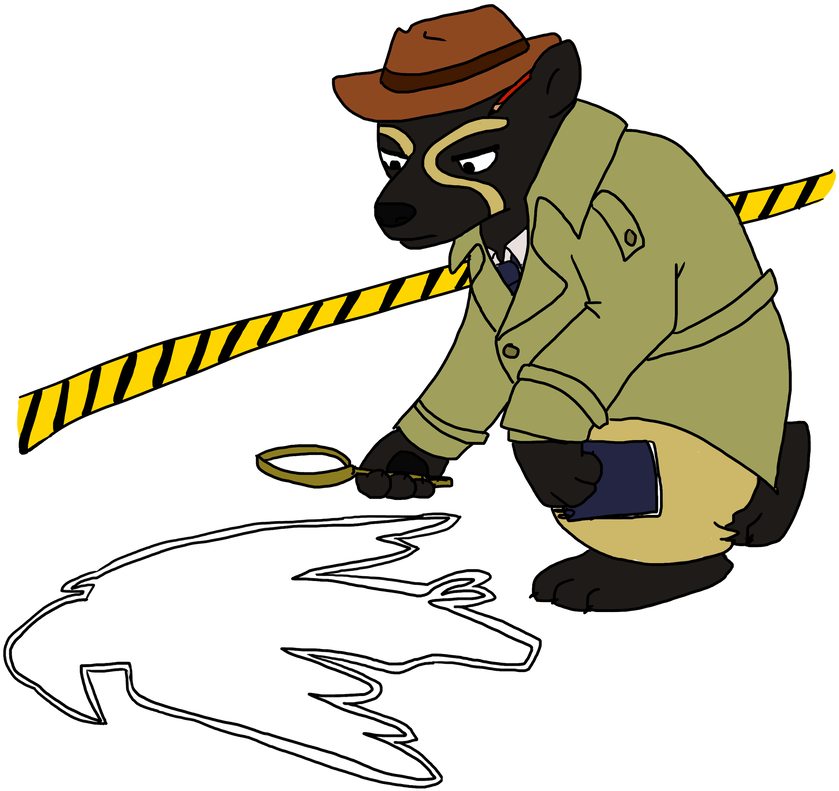 A Murder Of Crows And A Sleuth Of Bears By Qemma - Cartoon (894x894)