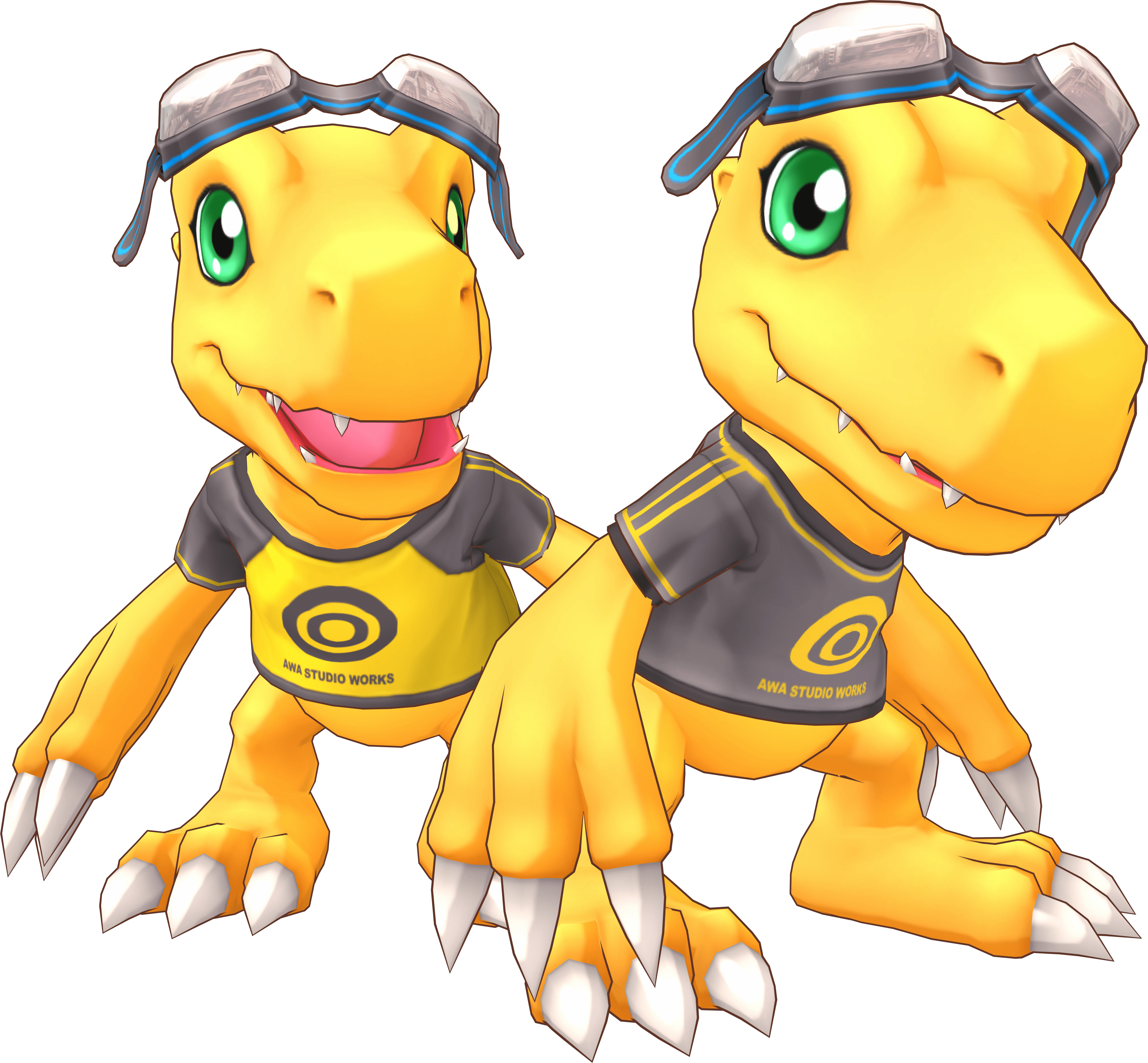 Digimon Story Cyber Sleuth 2015 10 12 15 - Agumon Digimon Cyber Sleuth (3475x3218)