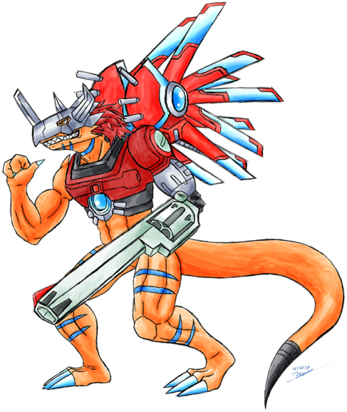 I Drew Yuuko Kamishiro From Digimon Story Cyber Sleuth - Cartoon (500x594)