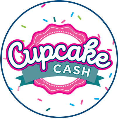 Olg Cupcake Cash Logo On Circular Badge - Ghostbusters (407x407)