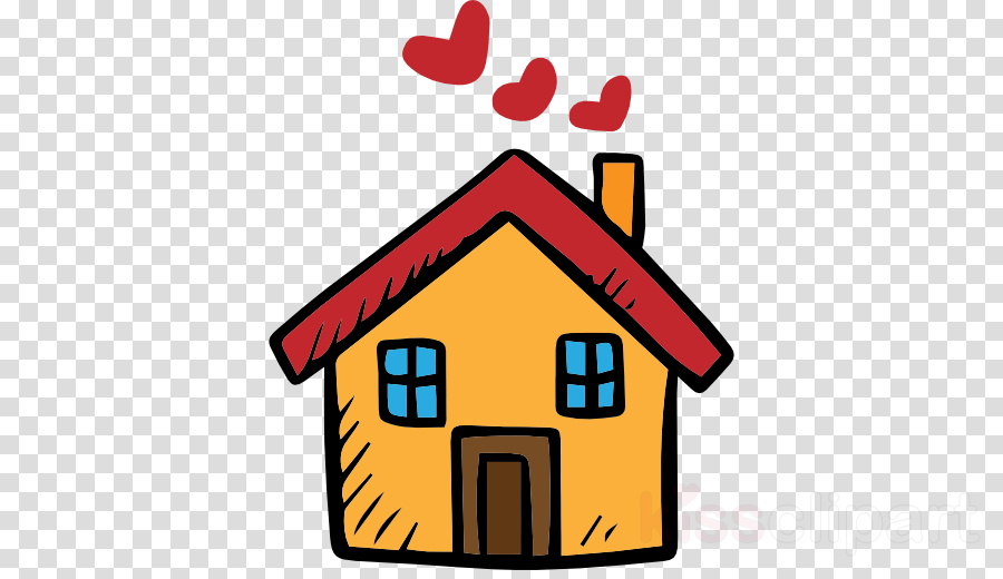 منزل كرتون Clipart House Building Apartment - Advertisement Holiday Block Of Flats Slogan (900x520)