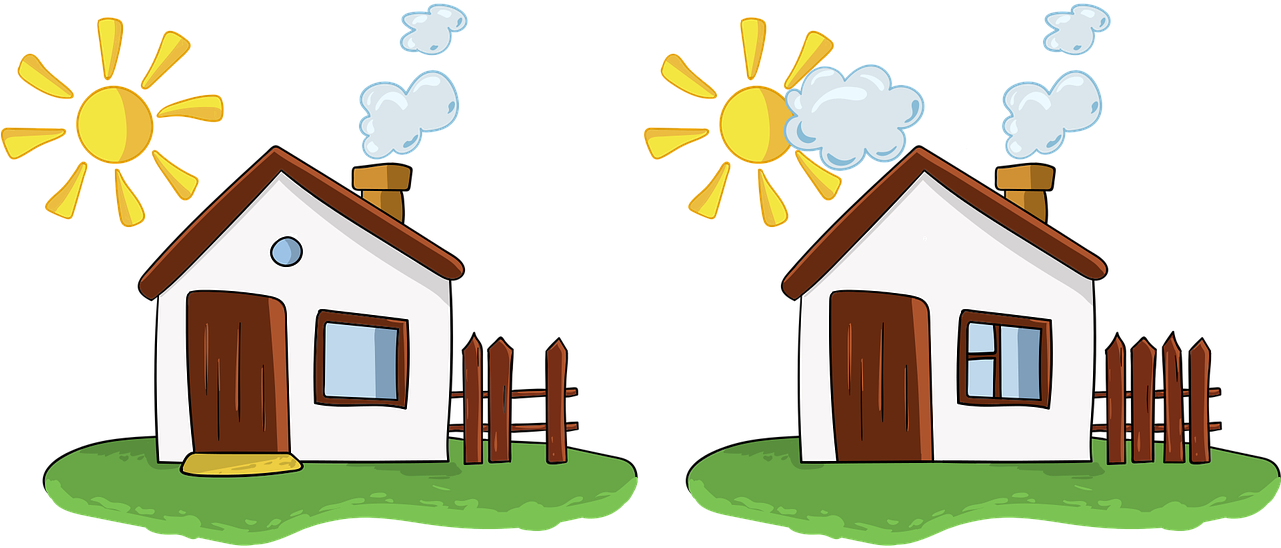 House,houses,spot The Difference,games For Kids,baby - House Spot The Difference (1280x640)