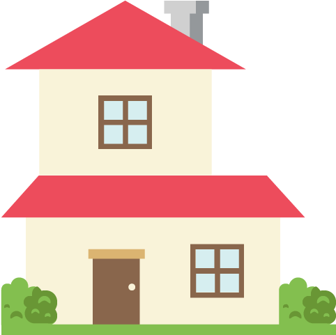Clipart Houses Emoji - Emoji Home (512x512)