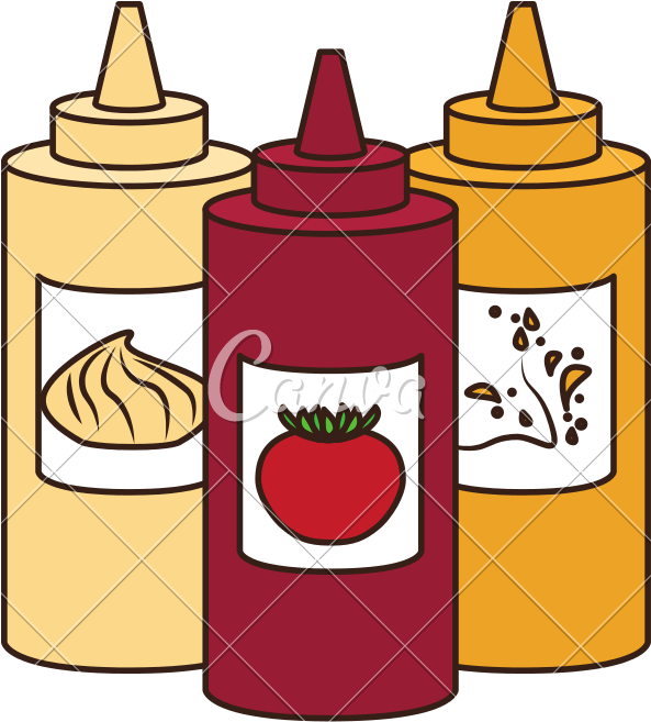 Sauce Bottles Icon Design - Sauce Bottles Icon Design (800x800)